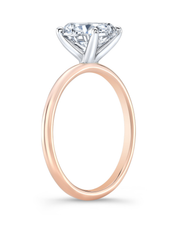 1 CT Round Brilliant 925 Sterling Silver Ring