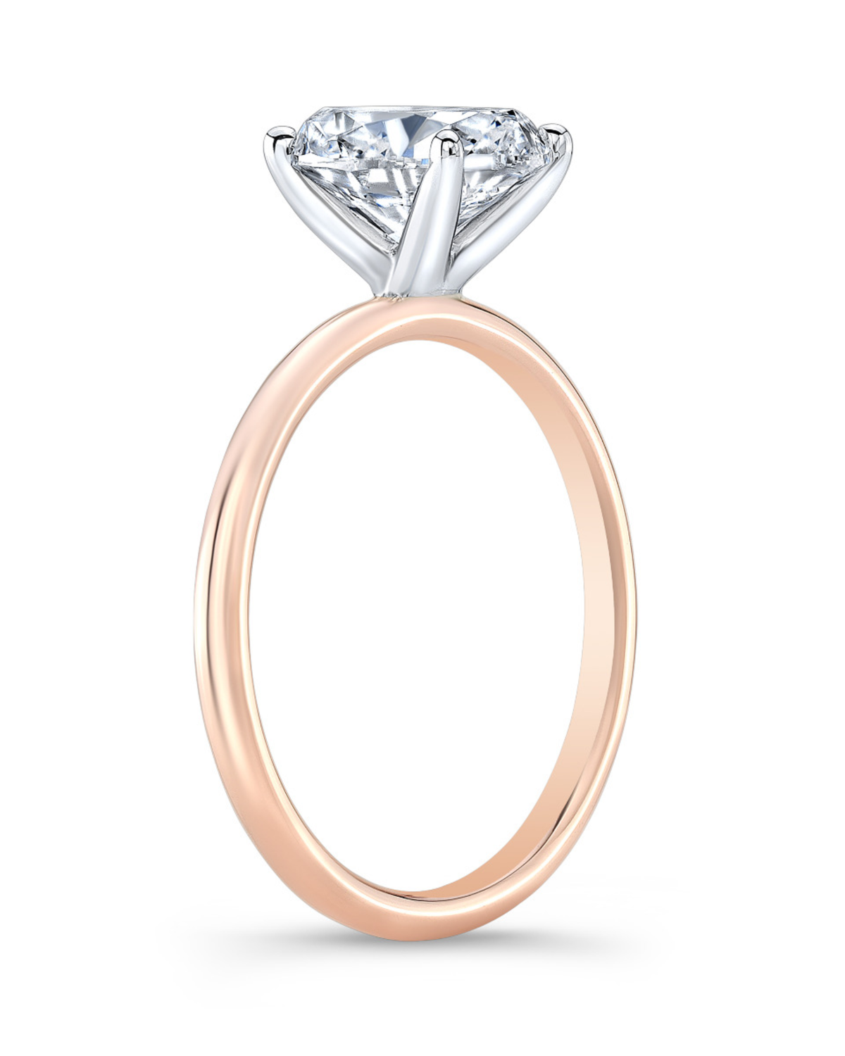 1 CT Round Brilliant 925 Sterling Silver Ring
