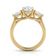 3 CT Oval Multi-Shape 925 Sterling Silver Ring