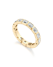 2.25 CT Emerald Cut 925 Sterling Silver Ring