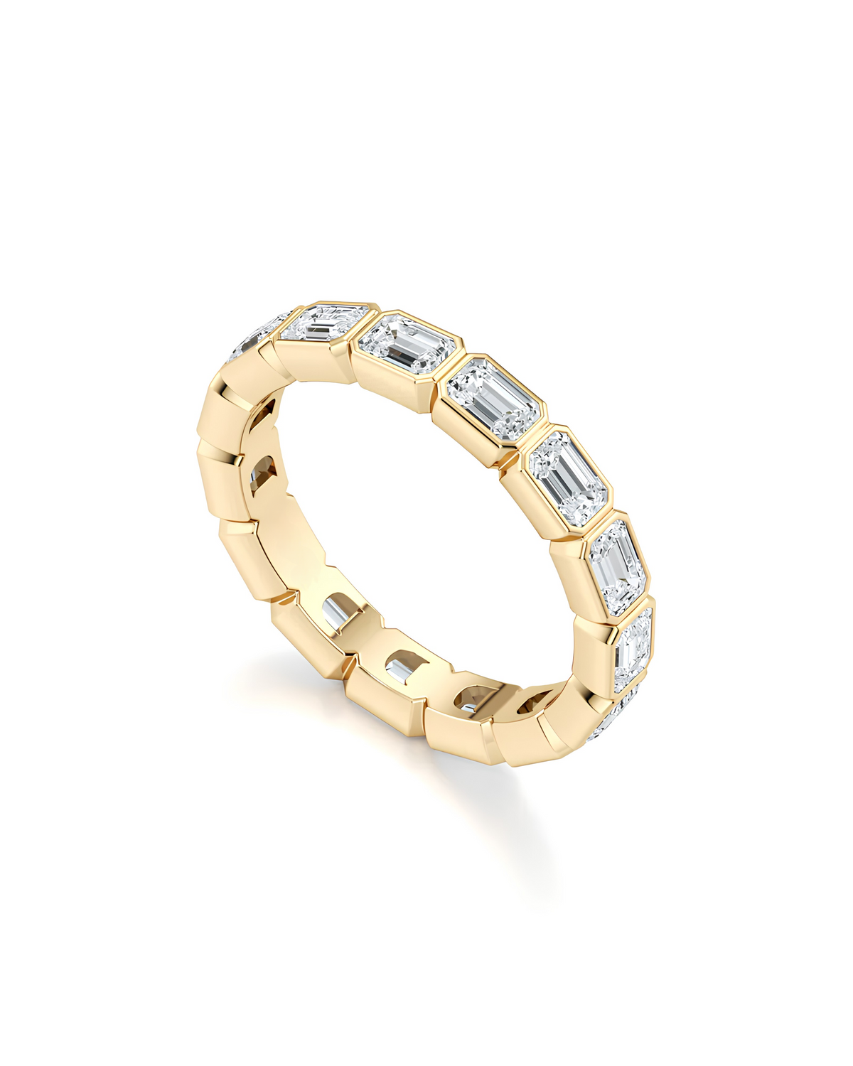 2.25 CT Emerald Cut 925 Sterling Silver Ring