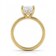3 CT Radiant Cut 925 Sterling Silver Ring