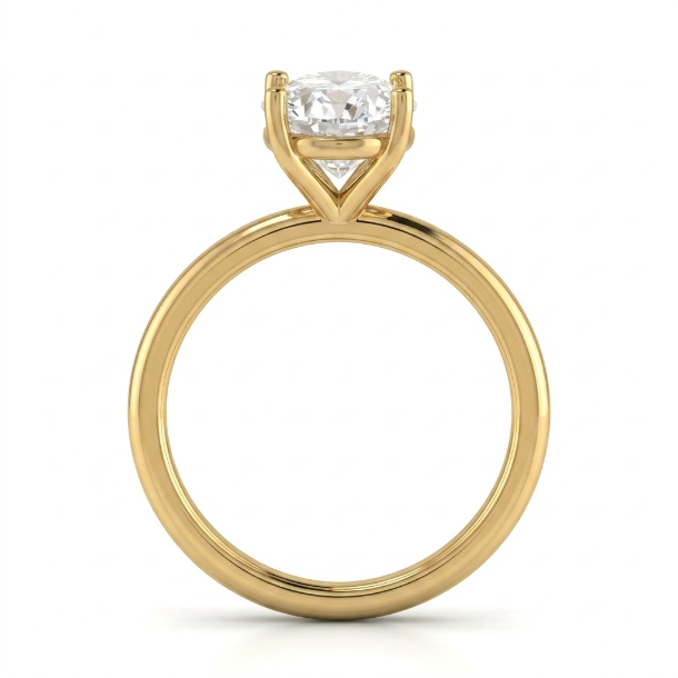 3 CT Oval 925 Sterling Silver Ring