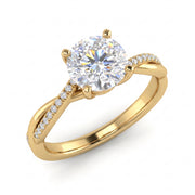2.16 CT Round Brilliant 925 Sterling Silver Ring