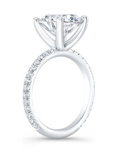 1.7 CT Round Brilliant 925 Sterling Silver Ring