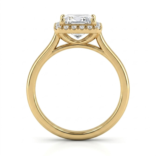 2.2 CT Princess Cut Multi-Shape 925 Sterling Silver Ring