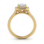 1.46 CT Emerald Cut Multi-Shape 925 Sterling Silver Ring