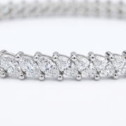 6.1 CT Marquise Cut Prong Tennis Bracelet in 925 Sterling Silver