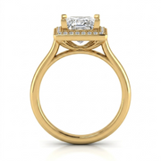 2.18 CT Princess Cut Multi-Shape 925 Sterling Silver Ring