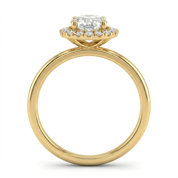 1.5 CT Round Brilliant 925 Sterling Silver Ring