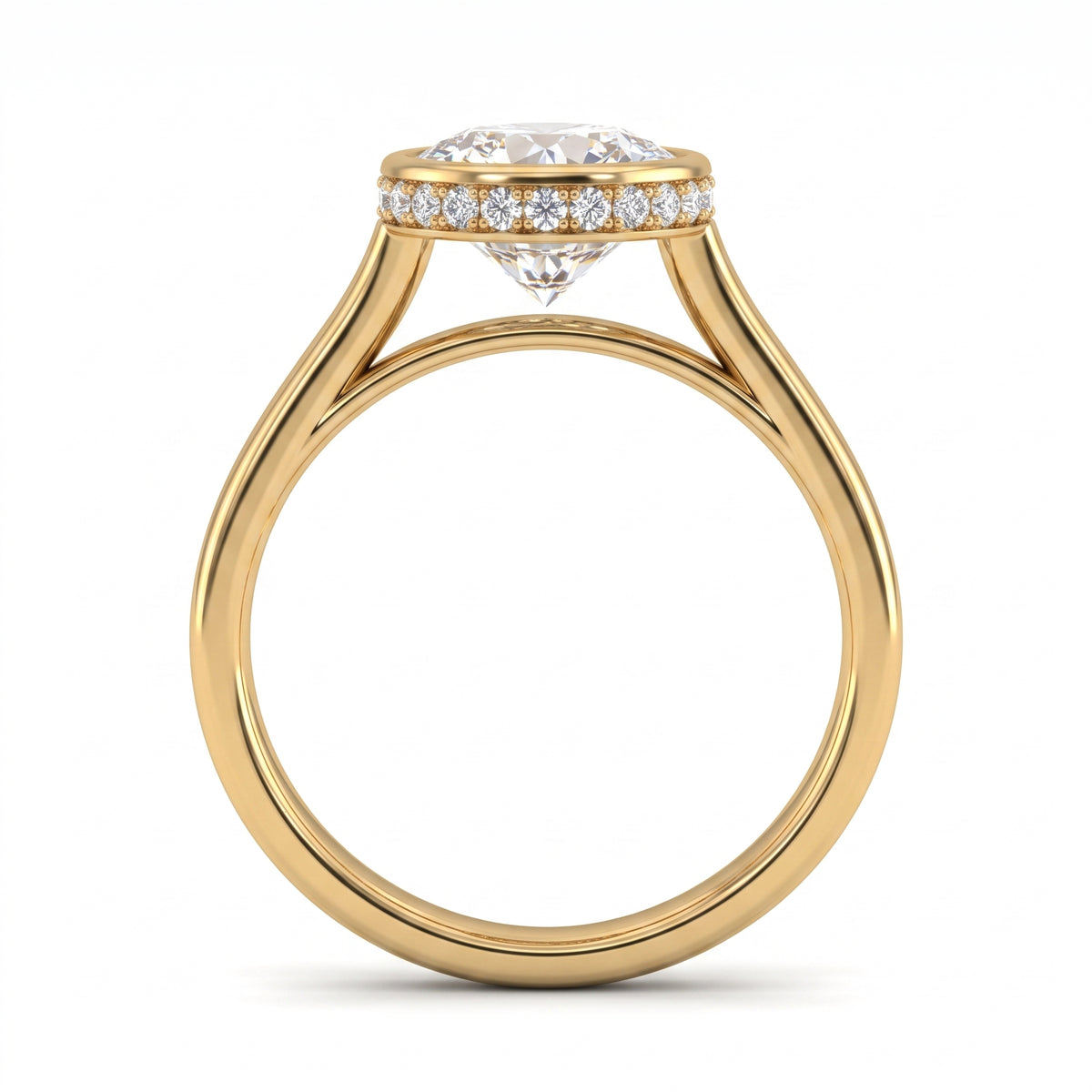 2.14 CT Round Brilliant 925 Sterling Silver Ring