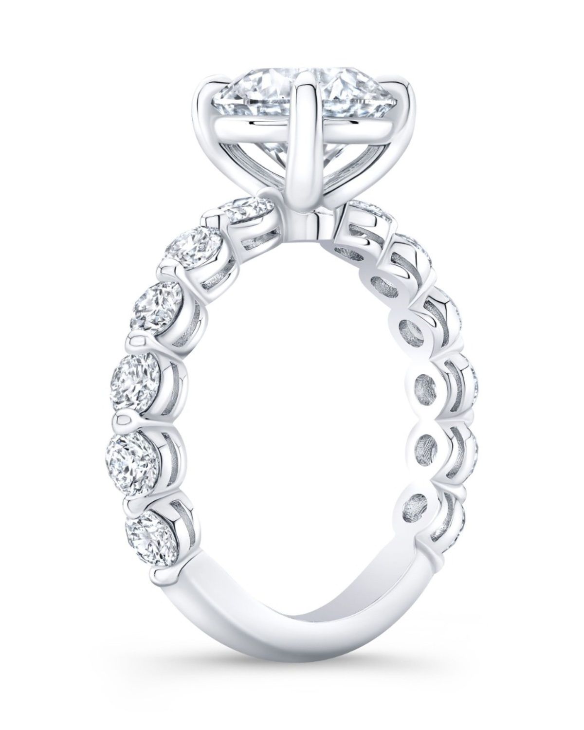 2.2 CT Round Brilliant 925 Sterling Silver Ring