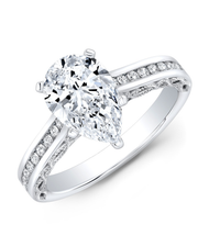 1.2 CT Round Brilliant 925 Sterling Silver Ring