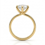 2.15 CT Round Brilliant 925 Sterling Silver Ring