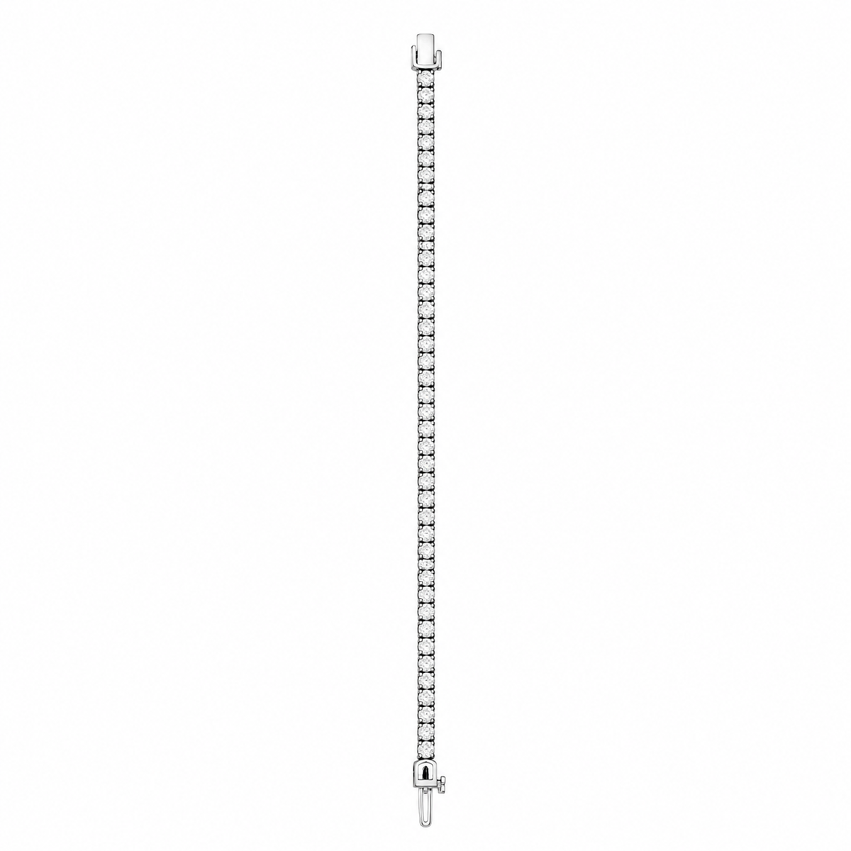 3 CT Round Cut Prong Tennis Bracelet in 925 Sterling Silver