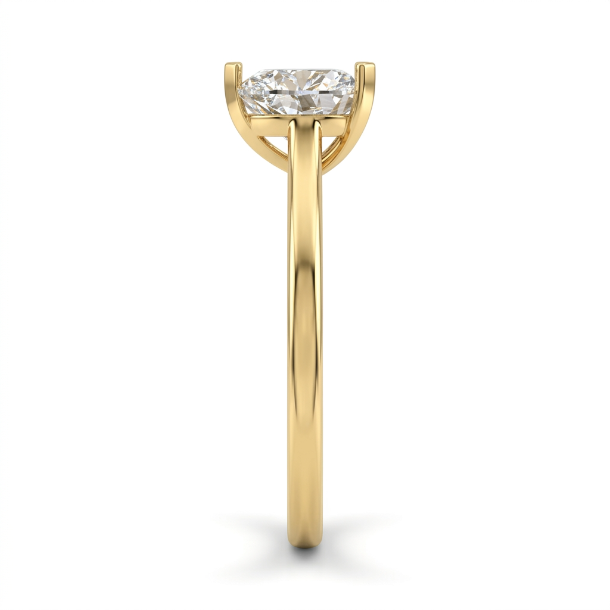 1.5 CT Heart Cut 925 Sterling Silver Ring