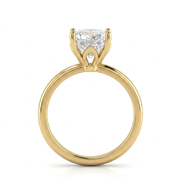 3 CT Cushion Cut 925 Sterling Silver Ring