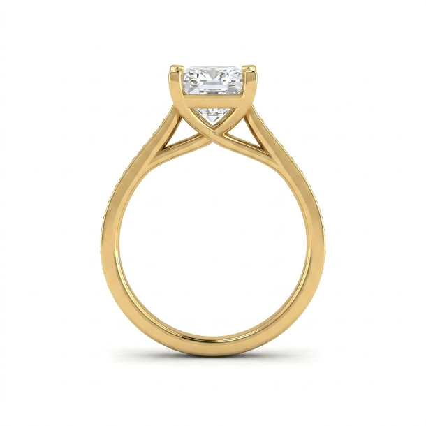 1.24 CT Princess Cut Multi-Shape 925 Sterling Silver Ring