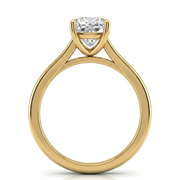 1.26 CT Cushion Cut Multi-Shape 925 Sterling Silver Ring