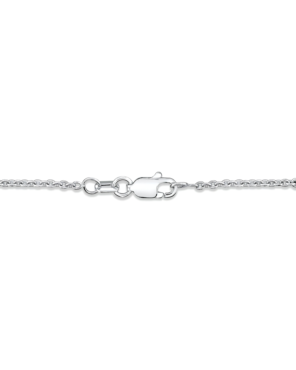 0.3 CT Round Cut Diamond Cable Chain in 925 Sterling Silver