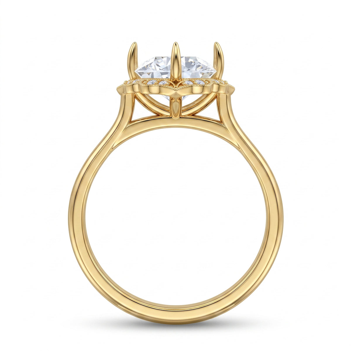 2.12 CT Round Brilliant 925 Sterling Silver Ring