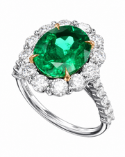 5.6 CT Oval Multi-Shape 925 Sterling Silver Ring