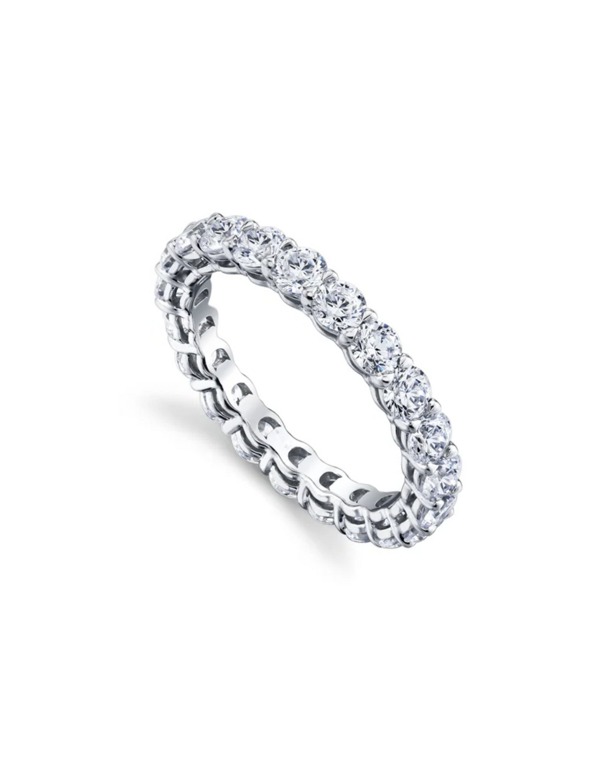 1.2 CT Round Brilliant 925 Sterling Silver Ring