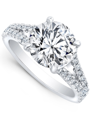 2.2 CT Round Brilliant 925 Sterling Silver Ring