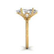 3 CT Marquise Cut 925 Sterling Silver Ring