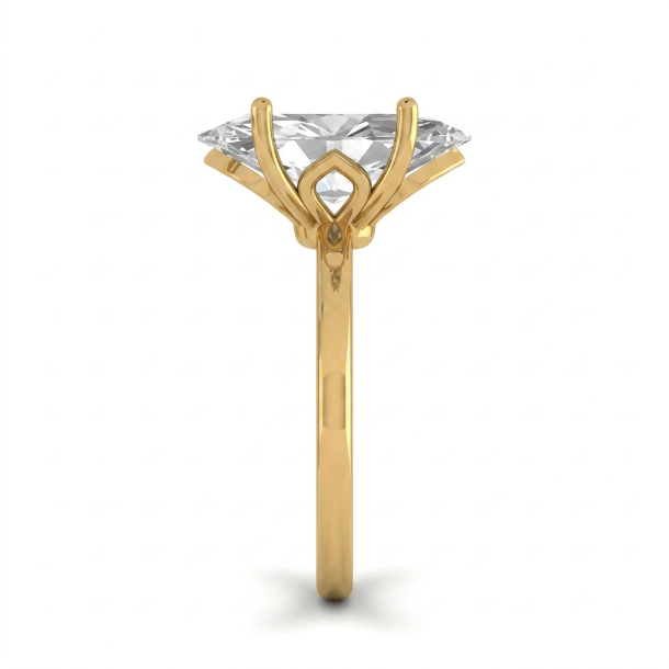 3 CT Marquise Cut 925 Sterling Silver Ring