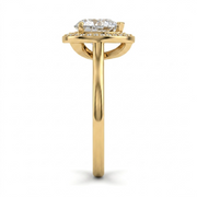 2.16 CT Heart Cut Multi-Shape 925 Sterling Silver Ring