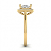 2.18 CT Princess Cut Multi-Shape 925 Sterling Silver Ring