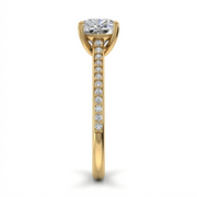 1.26 CT Cushion Cut Multi-Shape 925 Sterling Silver Ring