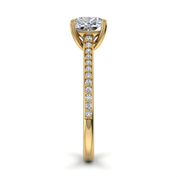 1.26 CT Cushion Cut Multi-Shape 925 Sterling Silver Ring