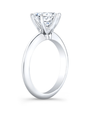 1 CT Round Brilliant 925 Sterling Silver Ring