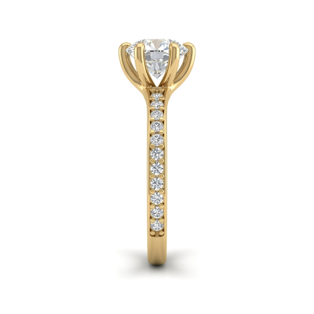1.43 CT Round Brilliant 925 Sterling Silver Ring