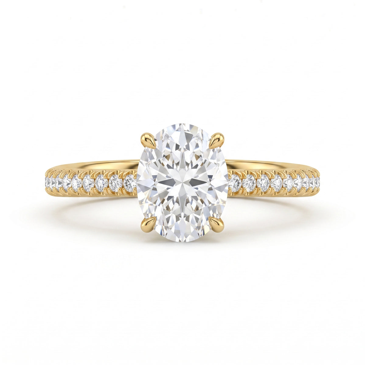 2.22 CT Oval Multi-Shape 925 Sterling Silver Ring