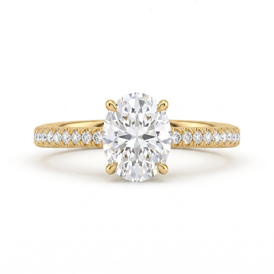 2.22 CT Oval Multi-Shape 925 Sterling Silver Ring