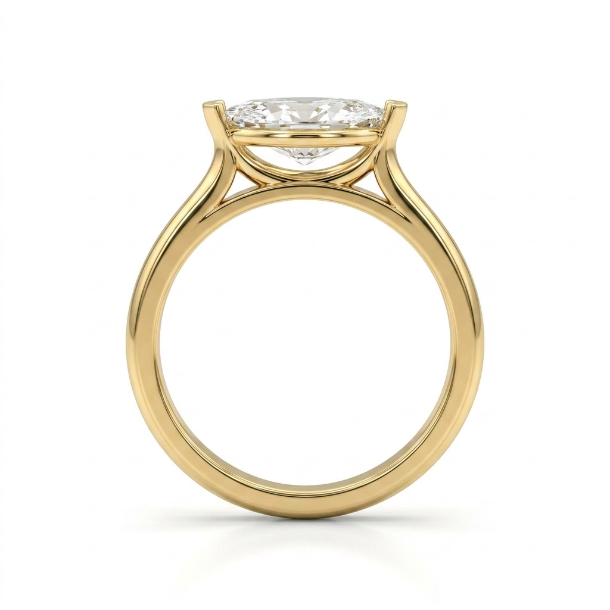 1 CT Marquise Cut 925 Sterling Silver Ring