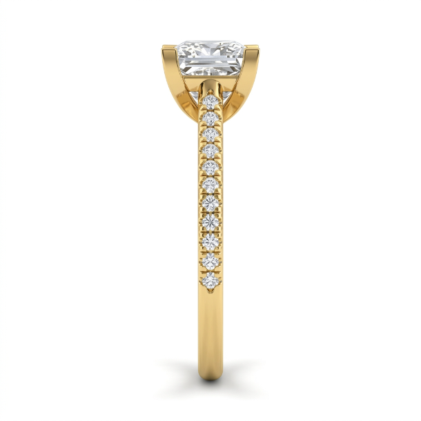 1.22 CT Princess Cut Multi-Shape 925 Sterling Silver Ring