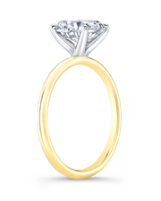 1 CT Round Brilliant 925 Sterling Silver Ring