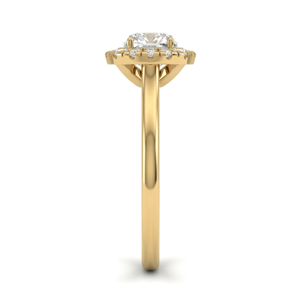 1.27 CT Cushion Cut Multi-Shape 925 Sterling Silver Ring