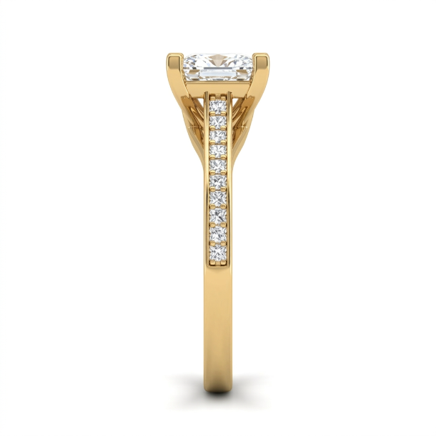 1.24 CT Princess Cut Multi-Shape 925 Sterling Silver Ring