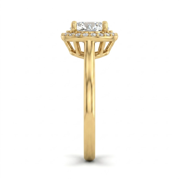 2.21 CT Round Brilliant 925 Sterling Silver Ring