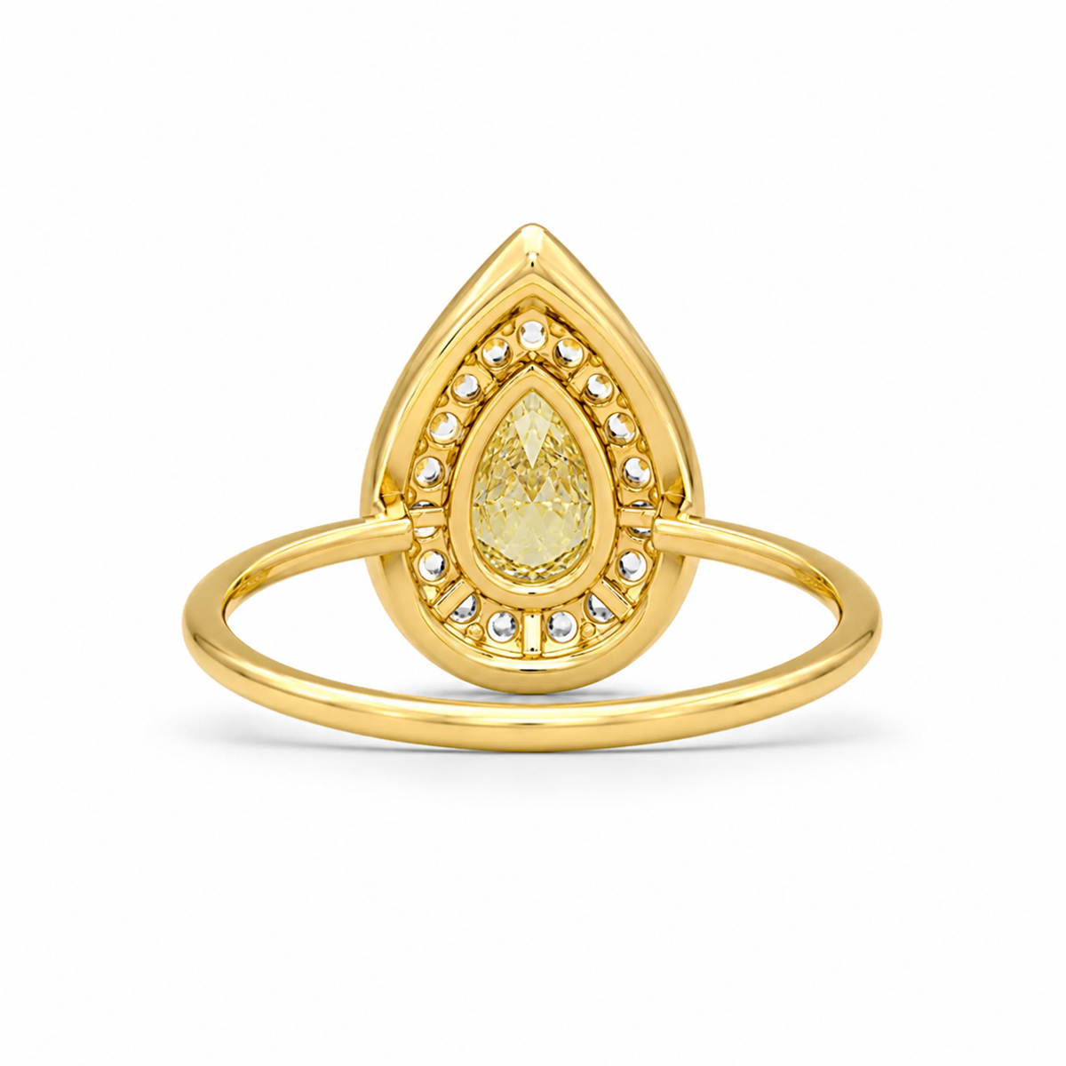 1.3 CT Pear Cut Multi-Shape 925 Sterling Silver Ring