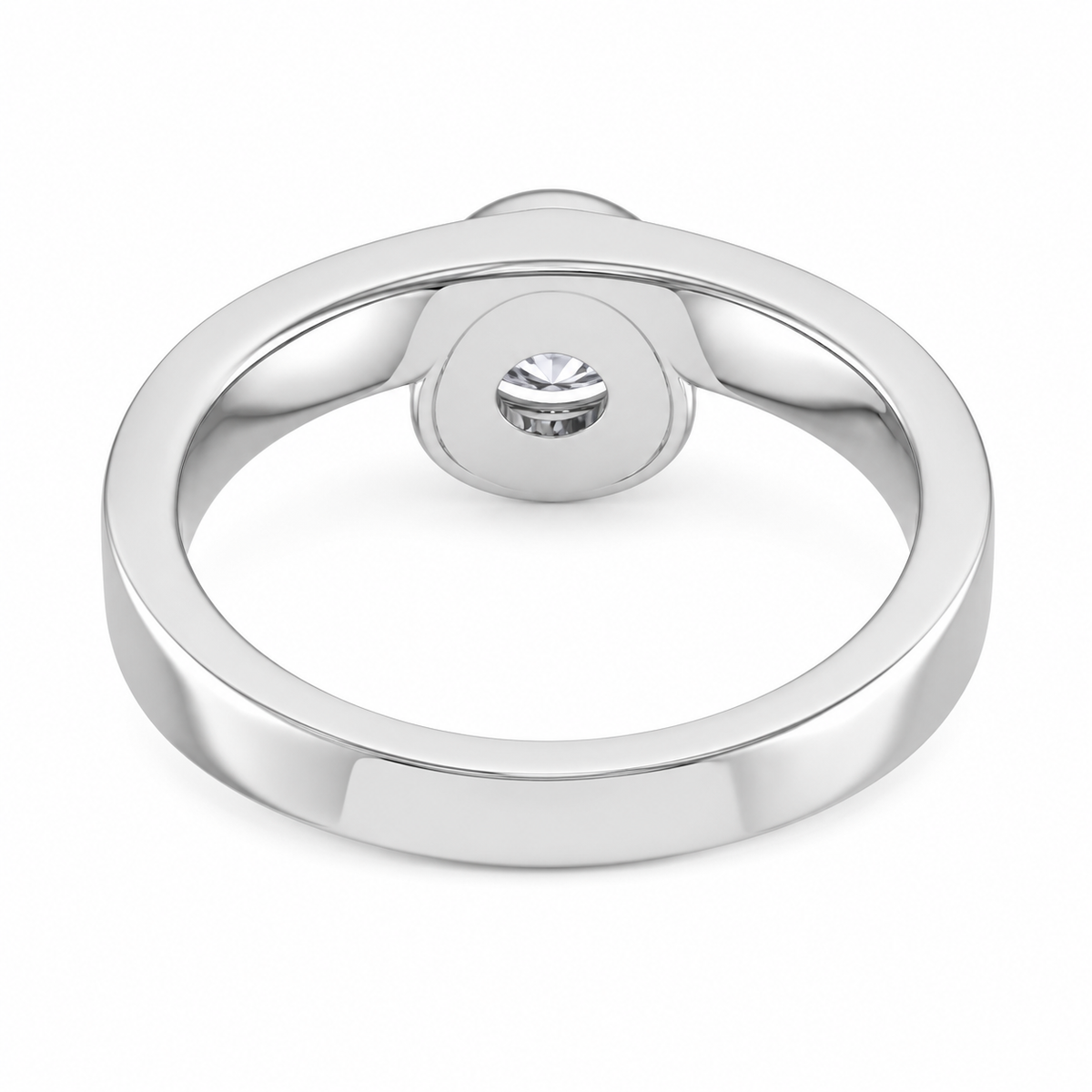 1 CT Round Brilliant 925 Sterling Silver Ring