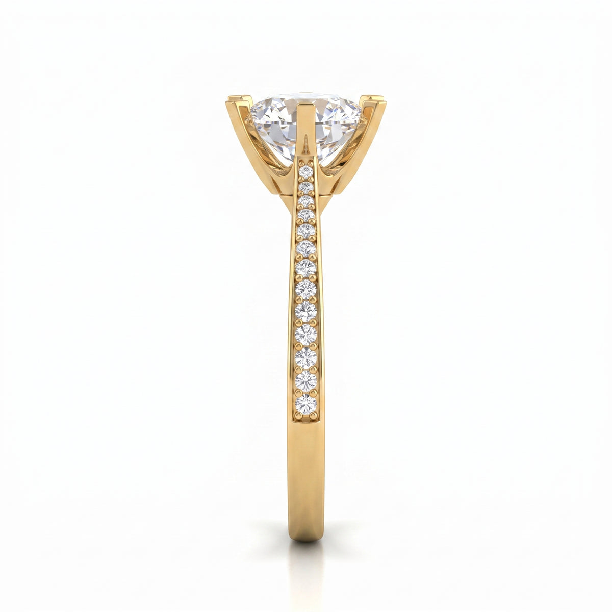 2.22 CT Round Brilliant 925 Sterling Silver Ring