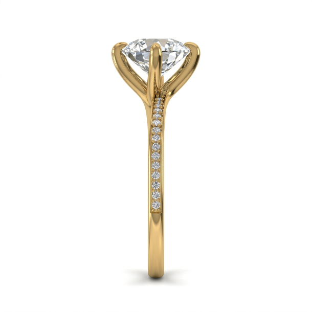 2.15 CT Round Brilliant 925 Sterling Silver Ring
