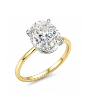 4.08 CT Oval Multi-Shape 925 Sterling Silver Ring