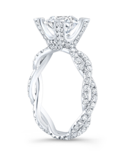 3.6 CT Round Brilliant 925 Sterling Silver Ring